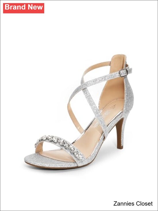 Shoes - ✨ DREAM PAIRS Women Strappy Stiletto Heeled Dress Sandals Ankle Strap